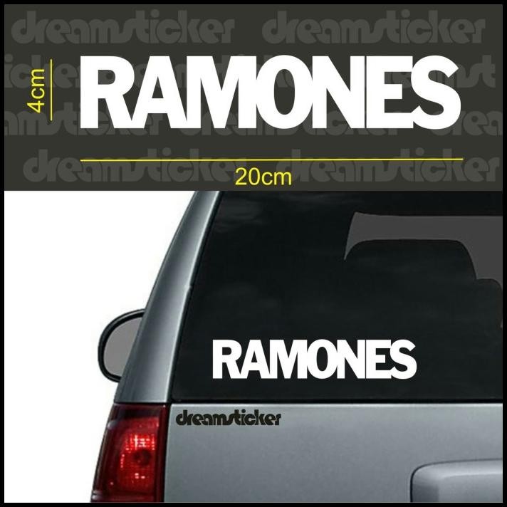 

DISKON STICKER STIKER MUSIK BAND RAMONES !