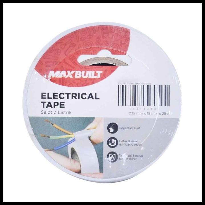 Maxb 25 Mtr Isolasi Listrik - Putih