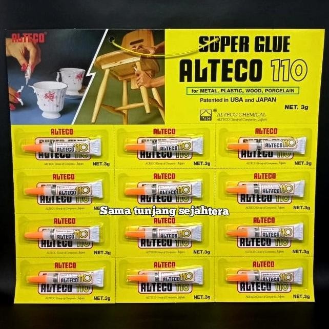 

LEM SUPER GLUE ALTECO 110-12 (3 GRAM) 1 LUSIN