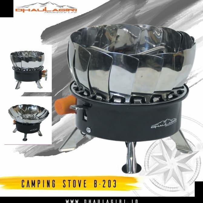 Kompor Dhaulagiri B 203 mawar kompor windproof camping stove
