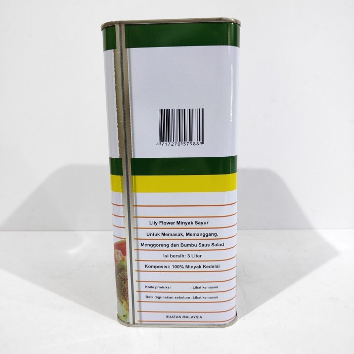 

Lily Flower Alad Oil 3L Nya Alad Ayur Vegetable Oil Goreng
