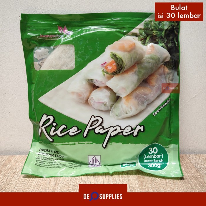 

Rice R Ulit Lumpia Vietnam Bulat 30 Lembar Banh Trang Jf