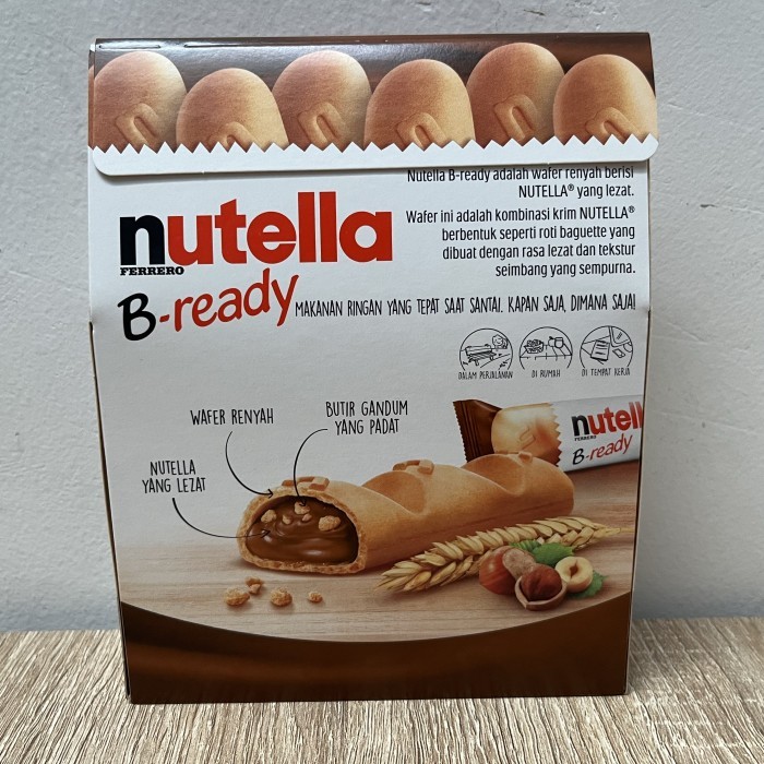 

Nutella Bready 6Pc Wafer Nutela B Ready Ferrero Bready Na 132Gr