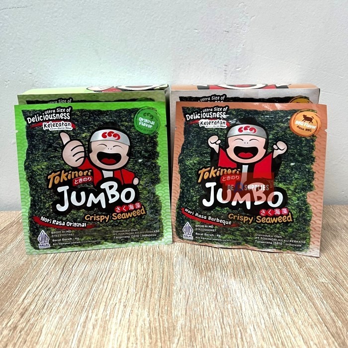 

Toin Jumbo Cripy Eaweed 4Gr Na N Halal