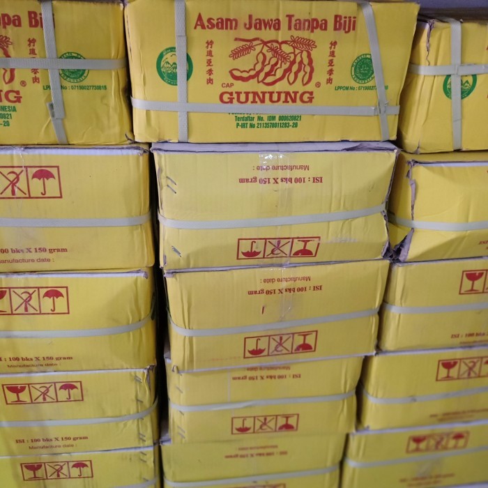 

ASAM JAWA TANPA BIJI CAP GUNUNG 1 DUS / 100 PCS