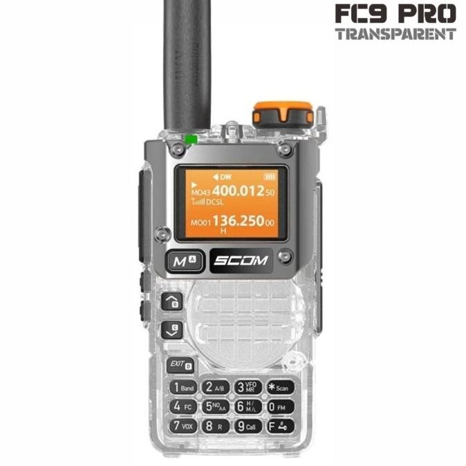 ht scom fc9 pro handy talky vhf uhf