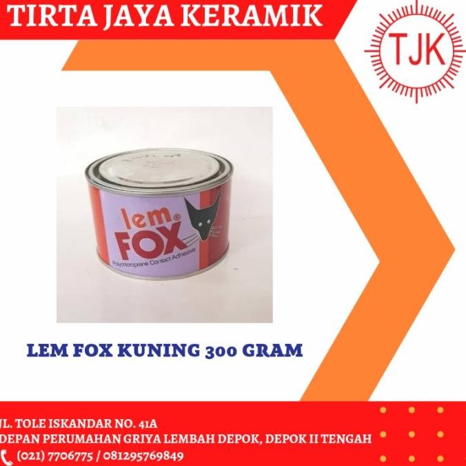 

LEM FOX KUNING 1/2 KG & 1 KG