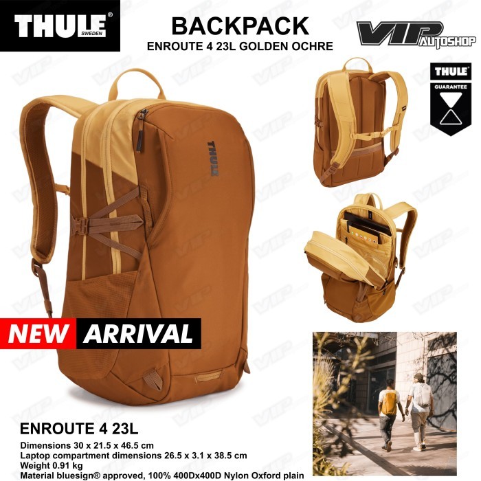 THULE backpack ENROUTE 4 23L tas laptop 15,6 inch ransel camping outdoor original sekolah kuliah
