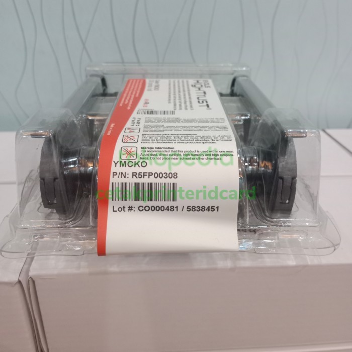 Ribbon Color Evolis YMCKO R5FP00308 / Evolis 308 / R5FP00308 / Evolis