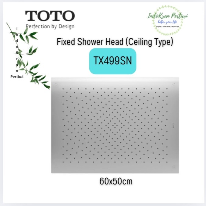 TOTO TX499SN Wall Shower Ceiling Rain Shower TOTO Head Shower TOTO