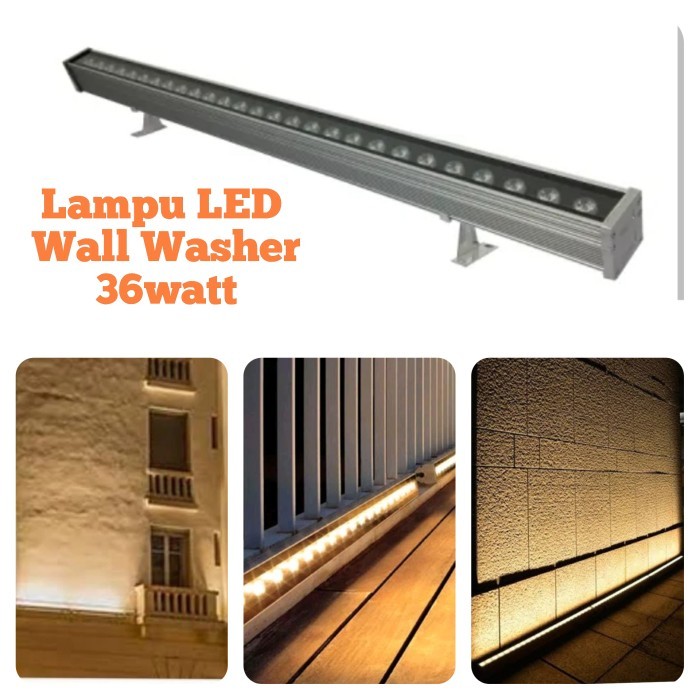 Lampu Wall Washer LED Bar 36w 36 watt Sorot Dinding Outdoor IP65 Hias