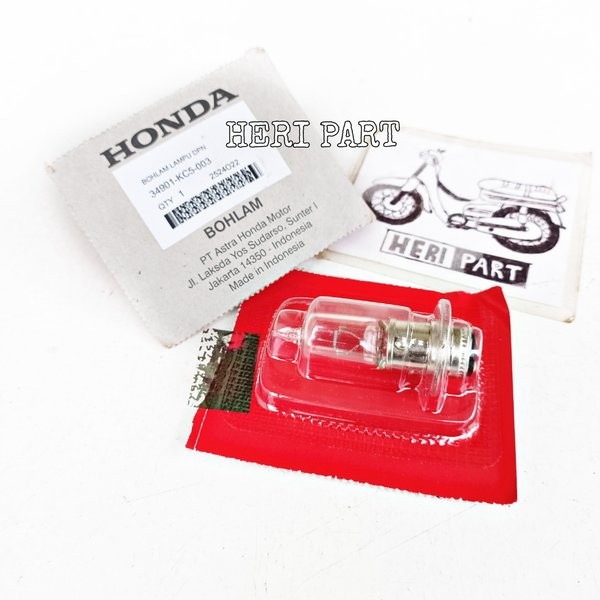 BISAA COD BOHLAM DOP LAMPU DEPAN HONDA MEGAPRO LAMA PRIMUS TIGER VERZA CB150 ORIGINAL BISAA COD