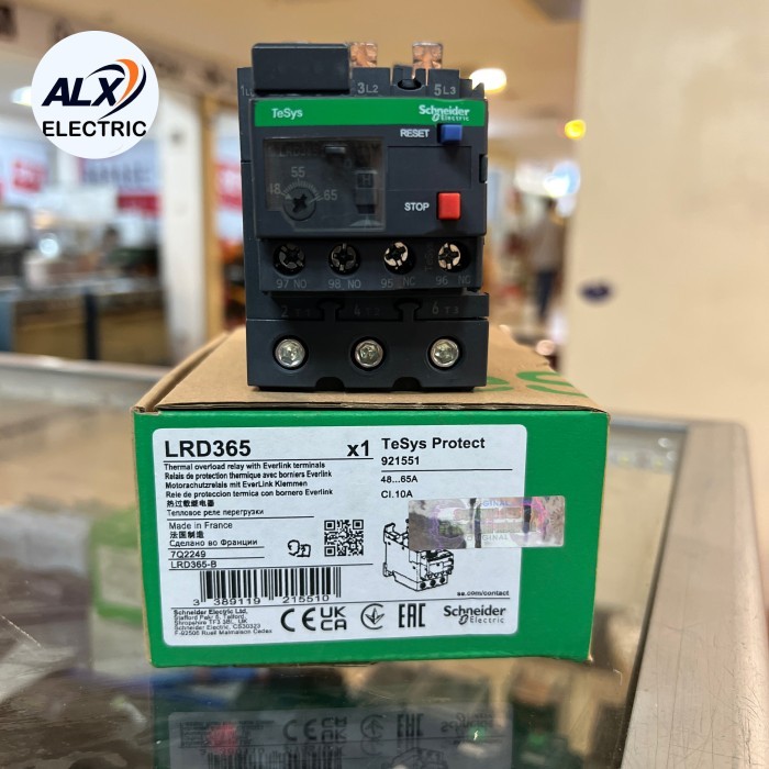 Thermal Overload Relay Schneider LRD365 LRD 365