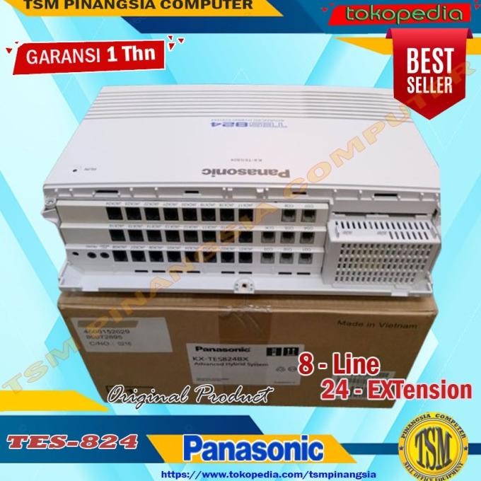Panasonic KX-TES824 ( 8 Line / 24 Extension ) Telepon Pabx TES 824