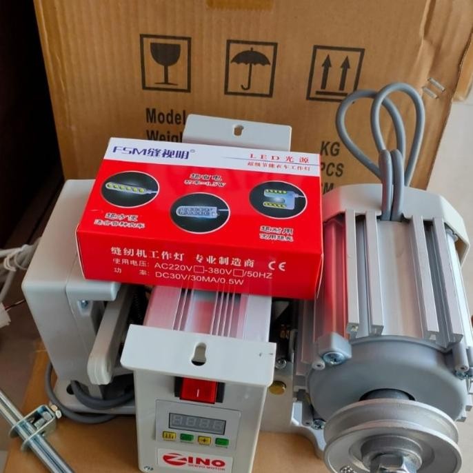 dinamo servo zino 750 watt mesin jahit dll