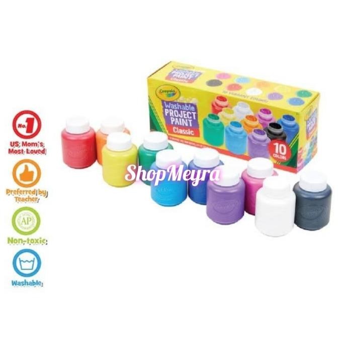 

Crayola Washable Project Paint Classic Colors