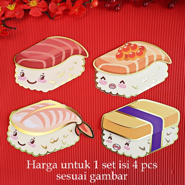 

Imlek Angpao Imlek Sushi / Amplop Angpao Chinese New Year 14 Limited