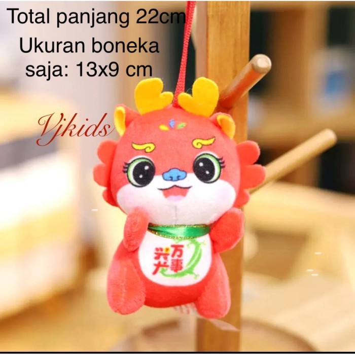 

Imlek BAGUS!!! boneka dan gantungan boneka chinese new year 2024 boneka - Naga pink Limited