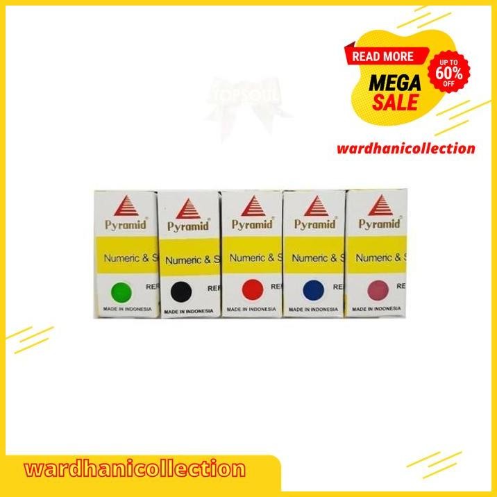 

[UNGU] TINTA STAMPEL 30 CC PYRAMID / STAMP PAD INK MINI / REFILL CAP GRATIS ONGKIR !