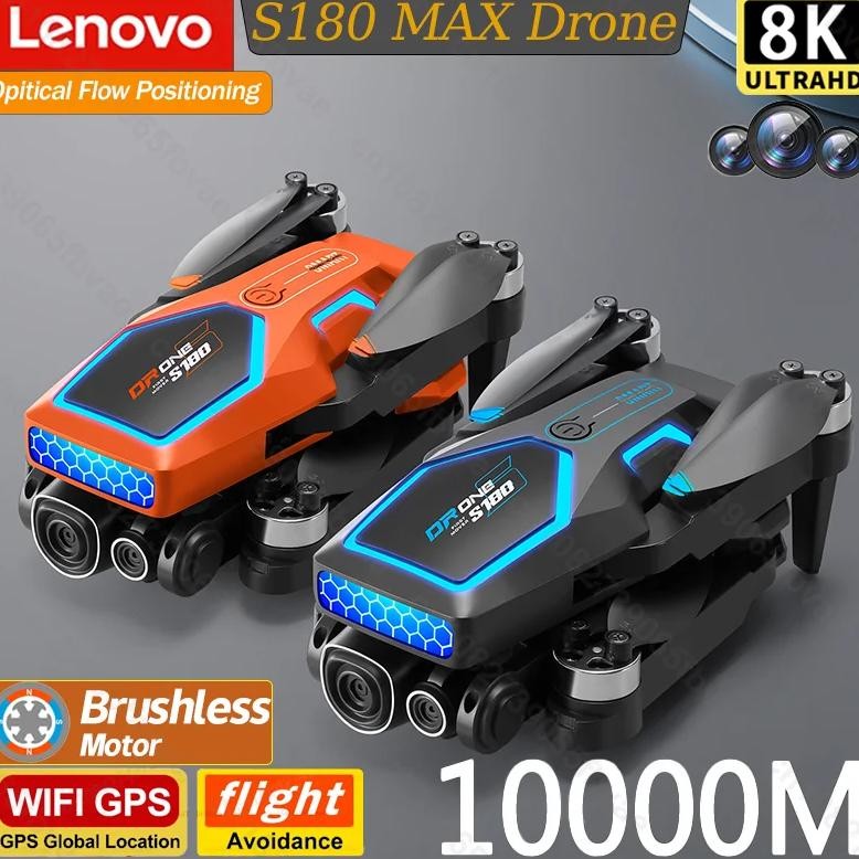 lenovo s180 rc drone with 8k camera hd professional gps wifi 5g 360 obstacle avoidance brushless pow
