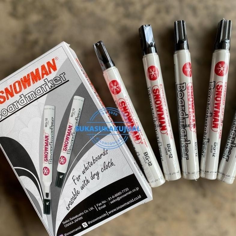 

Flash Sale Sale Spidol Whiteboard Snowman Bg-12 Grosir