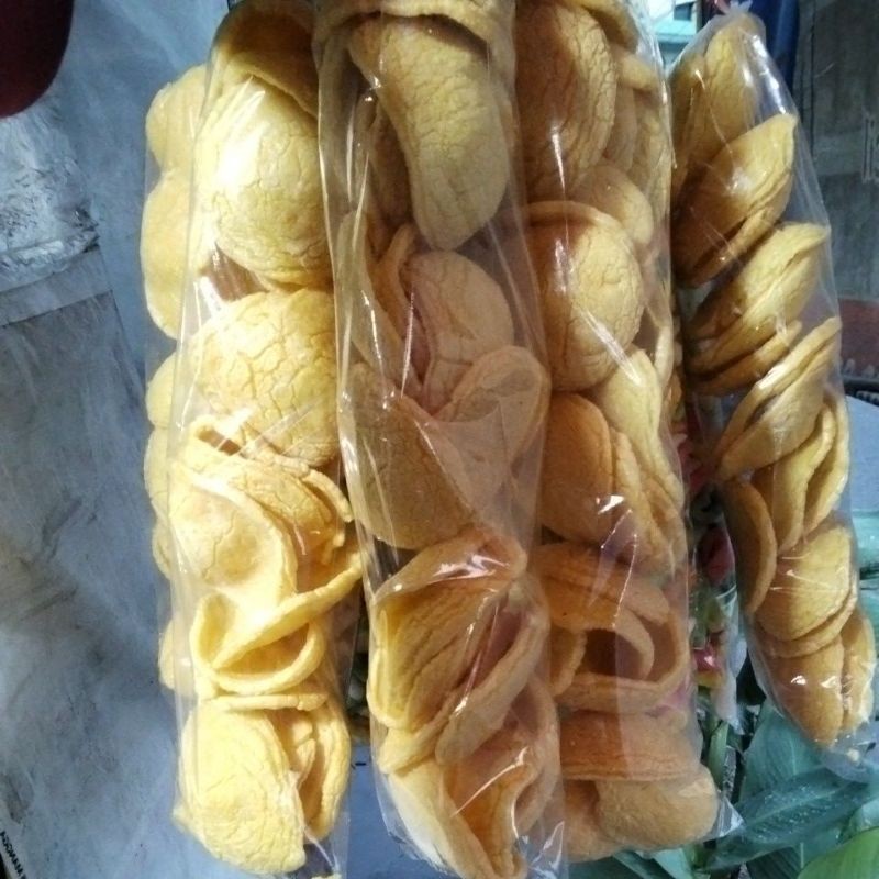 

Kerupuk gadang bulat kecil