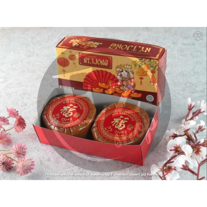 

Imlek Kue keranjang kue cina dodol imlek Ny. Tjong isi 2 pcs Include Box !NEW