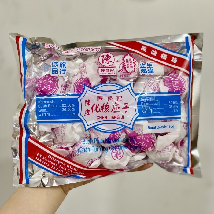 

Imlek Manisan Plum Tanpa Biji Chen Liang Ji / Buah Plum Kering Imlek 400GR - 180GR !NEW