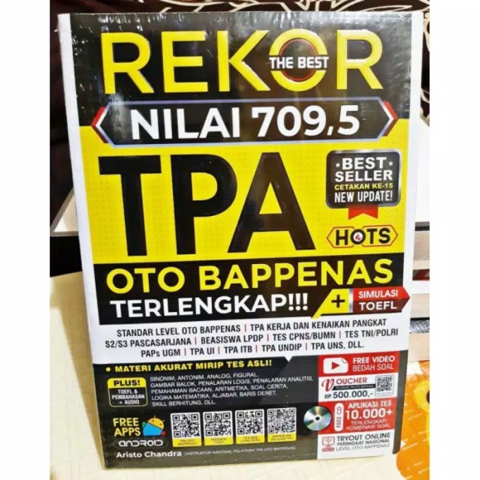 

BUKU THE BEST REKOR NILAI 709,5 TPA OTO BAPPENAS By Forum Edukasi