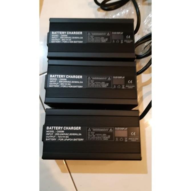 Charger Baterai pack Lithium 72 Volt 5 A