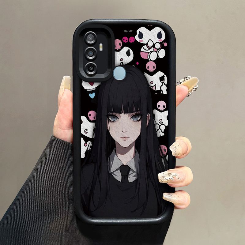 Casing Hp Untuk OPPO A53 2020 A33 2020 A53s A32 A11s Case Softcase Kesing ponsel Anime aloof girl te
