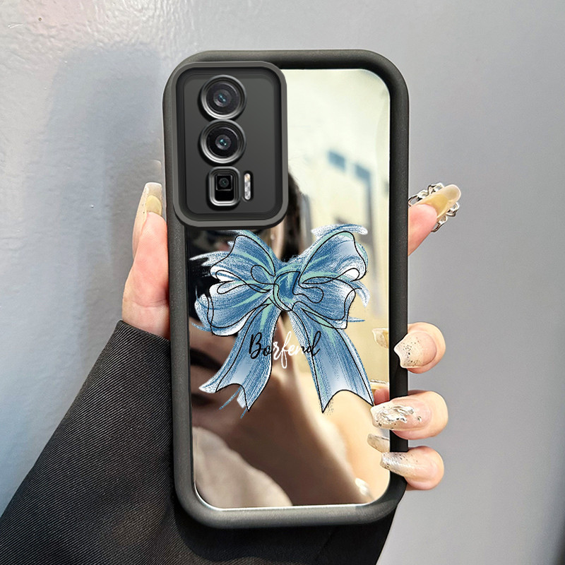 Casing Hp Untuk Xiaomi POCO F5 Case Casing HP Kesing Softcase cermin langkah baru sampul pelindung s