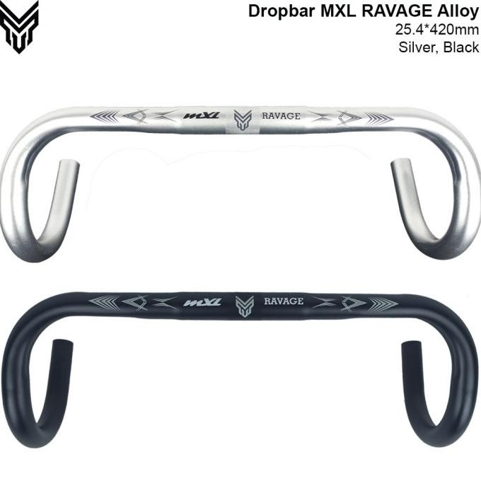 STANG BALAP ALLOY FIXIE DROPBAR MXL RAVAGE ALLOY 25.4 X 420MM  ORIGINAL DAN TERPERCAYA