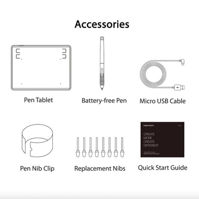 

HUION H430P Digital Graphic Drawing Pen Tablet Design OSU Alt H640P GT