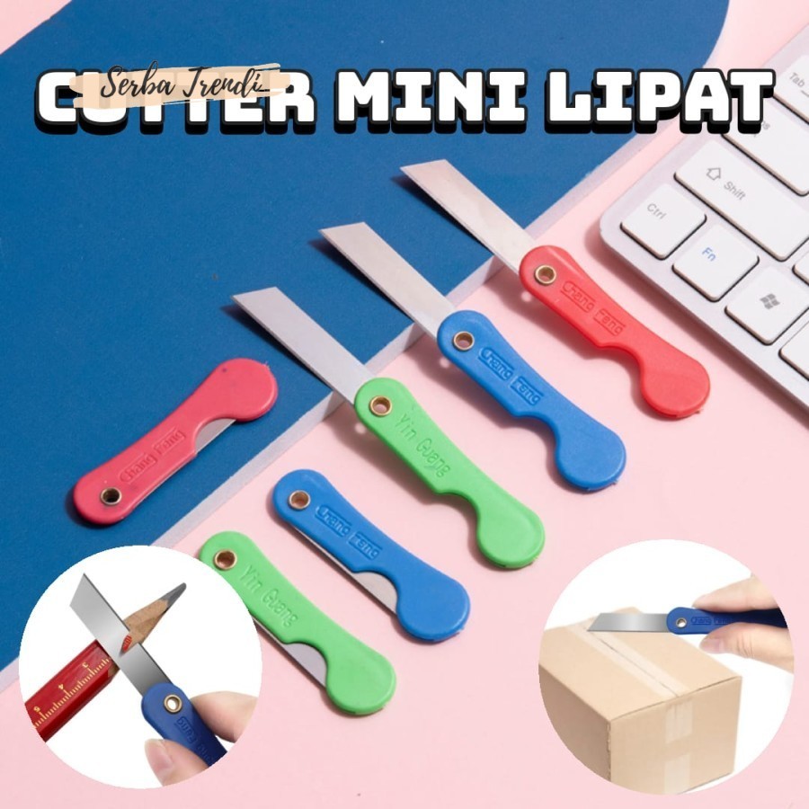 

Pisau Lipat Kecil Pemes Mini | Cutter Lipat Cutter Kecil pisau cutter pisau kuter kecil