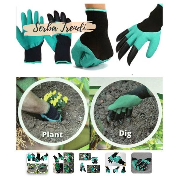 Sarung Tangan Berkebun Garden Genie Gloves Sarung Tangan Untuk Berkebun Untuk Menanam | Menggali Tan
