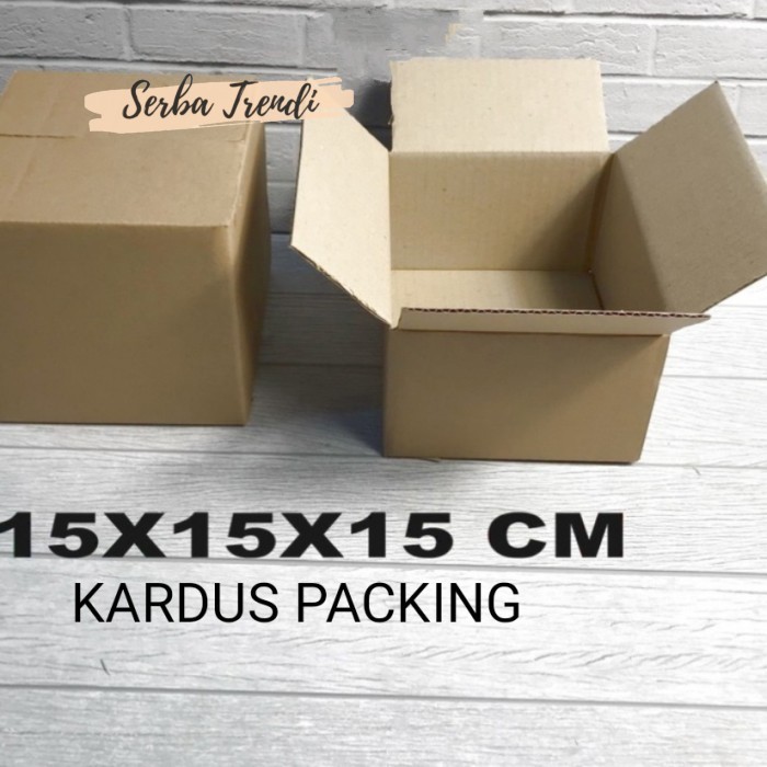 

Kardus Karton Uk 15x15x15 Cm Kemasan Kardus Polos