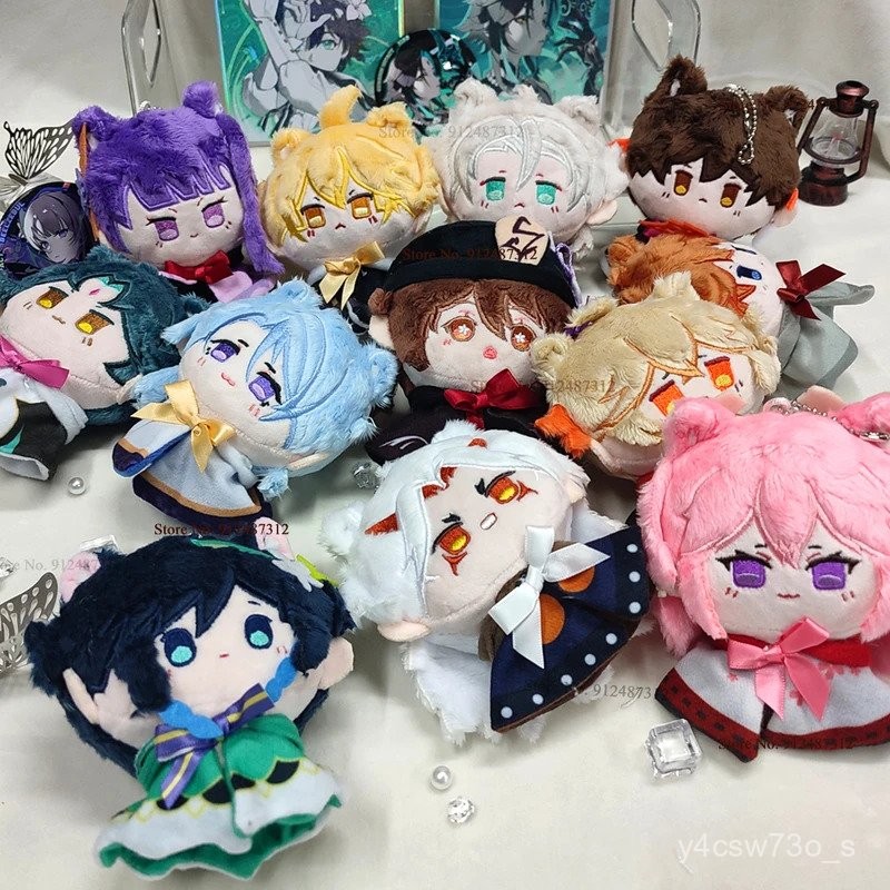 Game Impact Plush Toy Arataki Itto Venti Tartaglia HuTao Kazuha Xiao Albedo Raiden Shogun Dolls Pend
