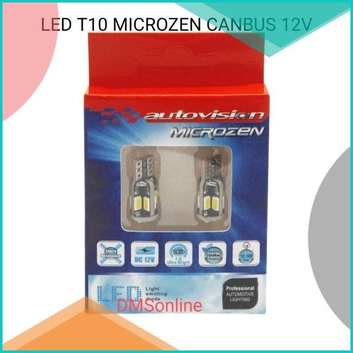 Led Senja T10 White Autovision, Led T10 Mobil Motor Autovision 07D35Z4