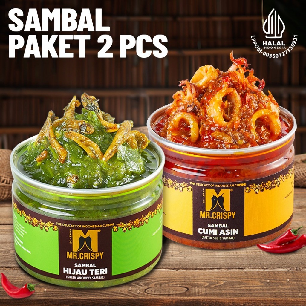 

Paket Sambal Mr.Crispy 2Pcs/Bebas pilih(C)
