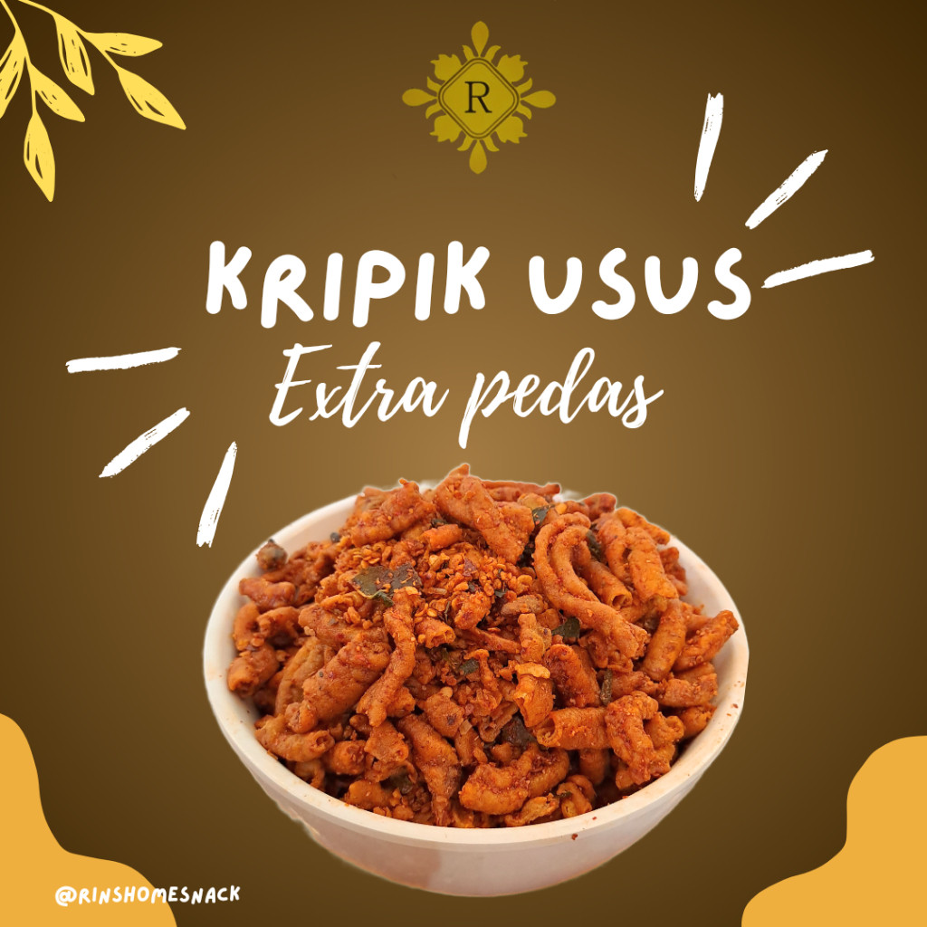 

kripik Usus Ayam Gokil Extra Pedas Daun Jeruk 500 gram