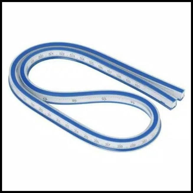 

Quilters Flexible Curve Ruler CT-60 - Penggaris Jahit Pola Fleksibel