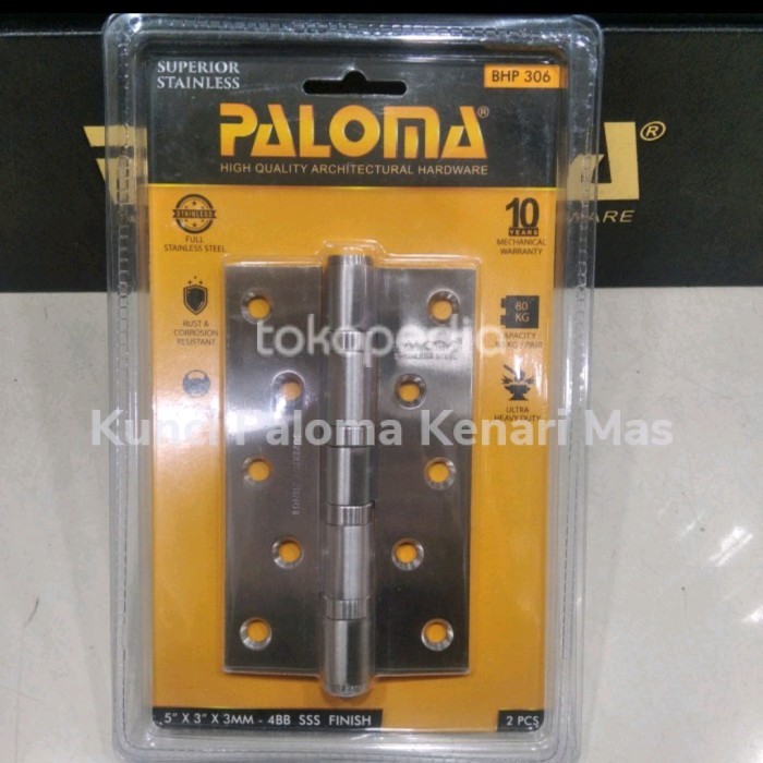ENGSEL PINTU PALOMA BHP 306 5"INCH SUPERIOR STAINLESS STEEL
