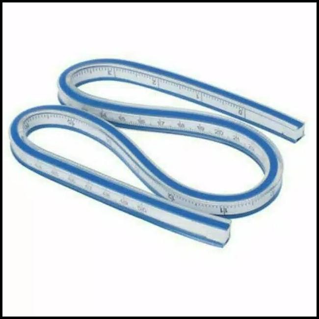 

Quilters Flexible Curve Ruler CT-50 - Penggaris Jahit Pola Fleksibel