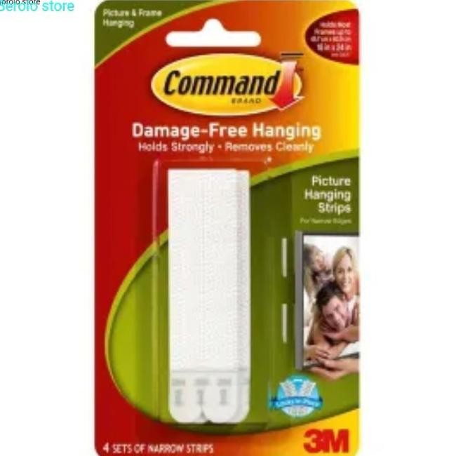 

Promo lem dinding/lem bingkai foto/lem murah/3m Strip Command Narrow Picture COD
