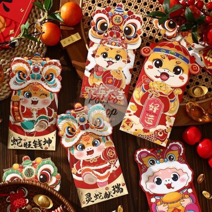 

*#*#*#] Angpao Imlek Ular 2025 Angpau Panjang Dompet V. 3D Shio Ular Grosir Snake Timbul 2025 Hongbao Grosir Murah isi 6 pcs Tebal Grosir Motif Karakter Berkualitas Bahan Terbaik