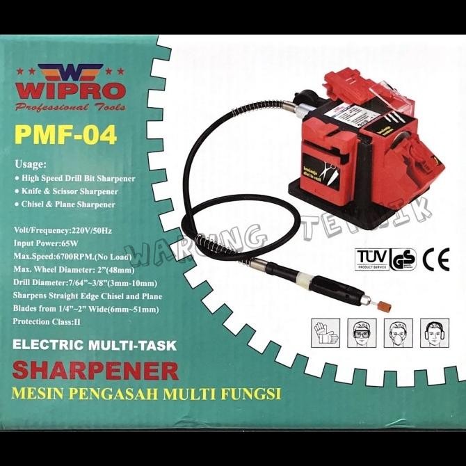 

WIPRO PMF-04 ELECTRIC MULTI TASK SHARPENER MESIN PENGASAH MULTI FUNGSI ORIGINAL DAN TERPERCAYA