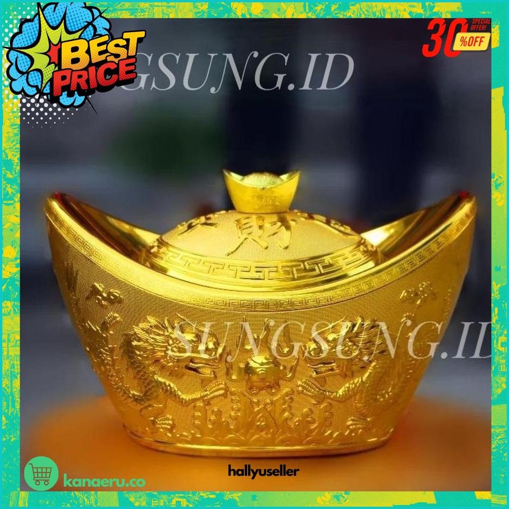 

Candy Box Yuenbao Imlek 2025 / Toples Permen Bentuk Yuenbao (1377-1378) Sale