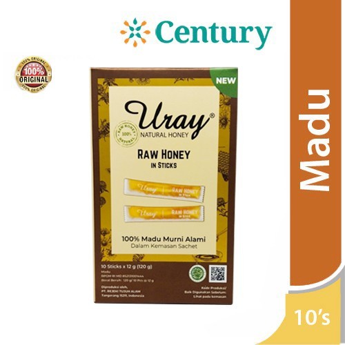 

Terlaris Madu Uray Raw Honey 1 Box isi 10 Sticks/Suplemen Kesehatan/Imunitas SALE