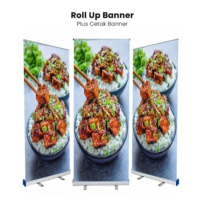 TERBARU Stand Banner Roll Up Banner Stand Banner Plus Cetak Banner Wisuda DLL BISA GRAB